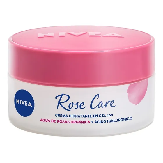 Crema Hidratante En Gel Nivea Rose Care Agua De Rosas 50 Ml