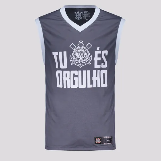 Regata Corinthians Tu És Orgulho Cinza