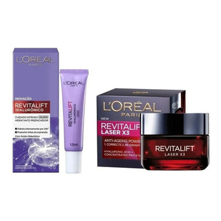 Kit Contorno Olhos HialurĂŽnico + Revitalift Laser X3 Loreal Kit Contorno Olhos HialurĂŽnico + Revitalift Laser X3 Loreal