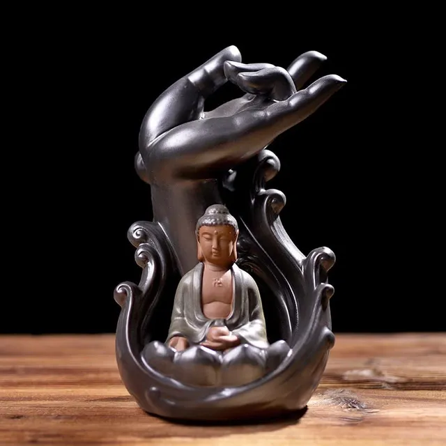 Quemador Incienso Reflujo Avalokitesvara Tathagata Sandalo