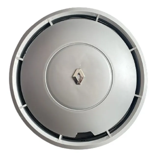 Juego 4 Tazas Rodado 13 Aplicable Renault 12 Logo Cromado 