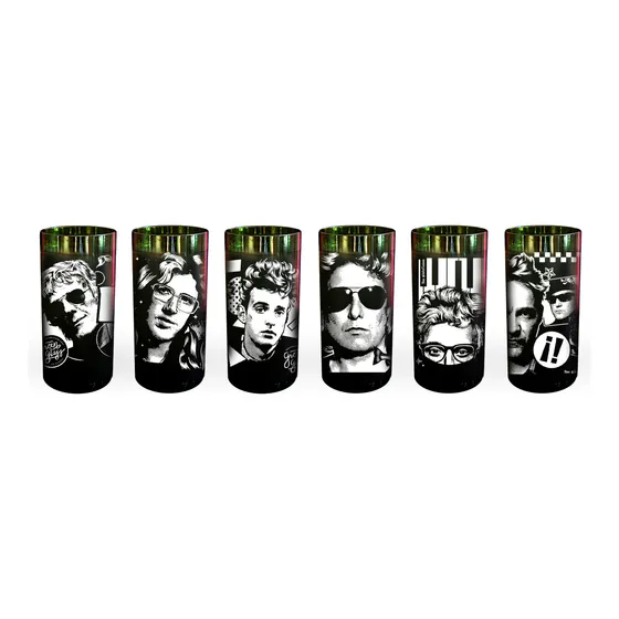 Rock Argentino - Juego De 6 Vasos - 500 Ml Verde