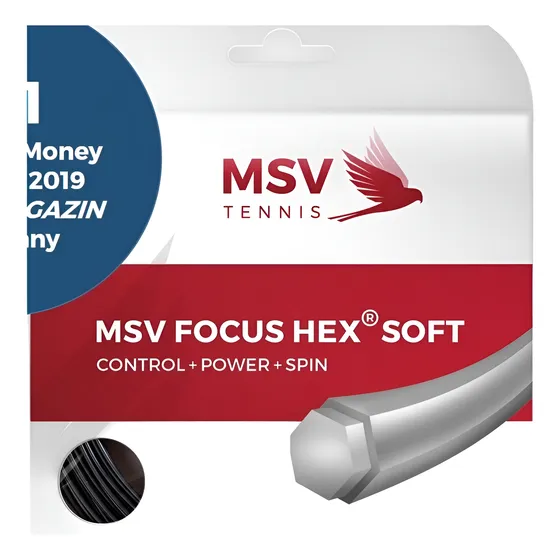 Set Cordas Msv Focus Hex Soft 12m 1.15/1.20/1.25/1.30mm