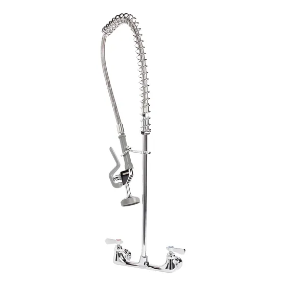 Llave Mezcladora Prelavado Inoxidable Pared Industrial