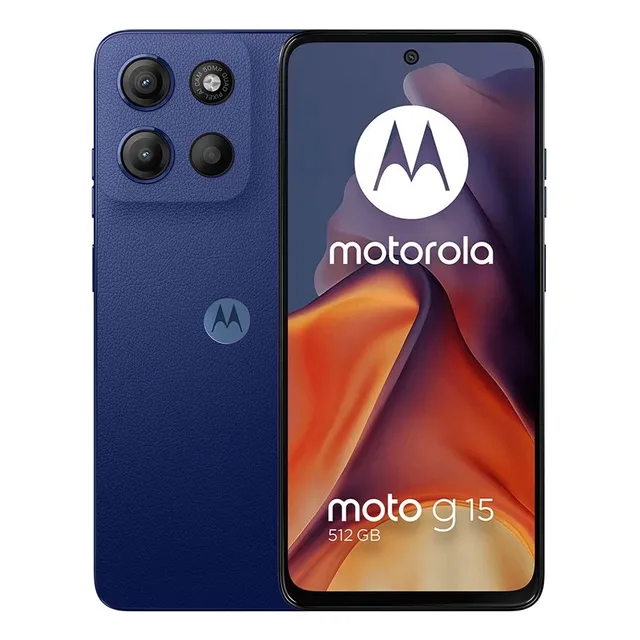 Telefono Motorola G15 (xt2521-2) Ds 4gb+512gb Ny Azul Azul