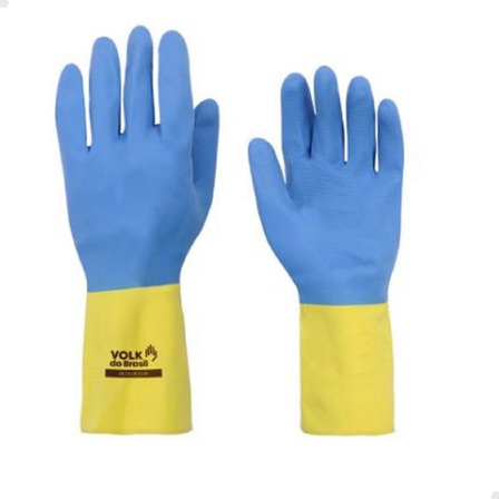 Luva De Segurança Látex Neoprene Bicolor P/m/g/eg - Volk Luva De Segurança Látex Neoprene Bicolor P/m/g/eg - Volk
