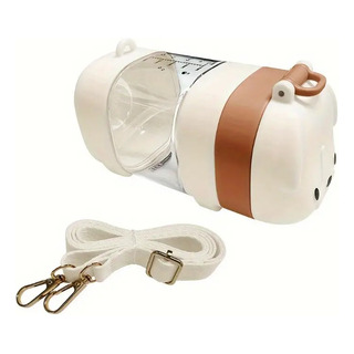 Botella De Agua Cilindro Termo Perrito Con Correa 500 Ml Botella De Agua Cilindro Termo Perrito Con Correa 500 Ml