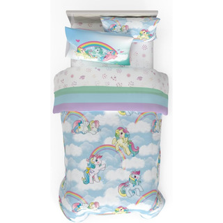 Juego De Edredon Y Sabanas My Little Pony, Twin, 5 Piezas Juego De Edredon Y Sabanas My Little Pony, Twin, 5 Piezas
