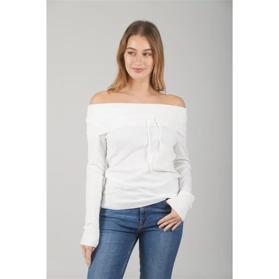 Sweater Premium Kity Bremer Cuello Bote  Gu665 Arizona