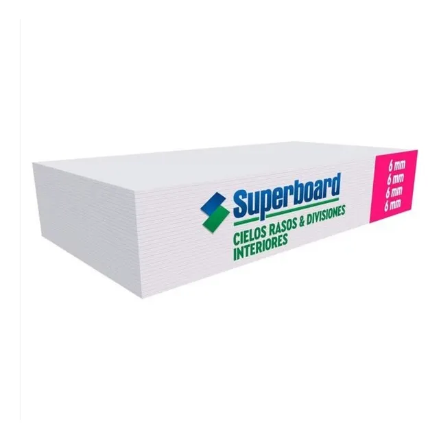 Lamina De Fibrocemento 6mm  Superboard