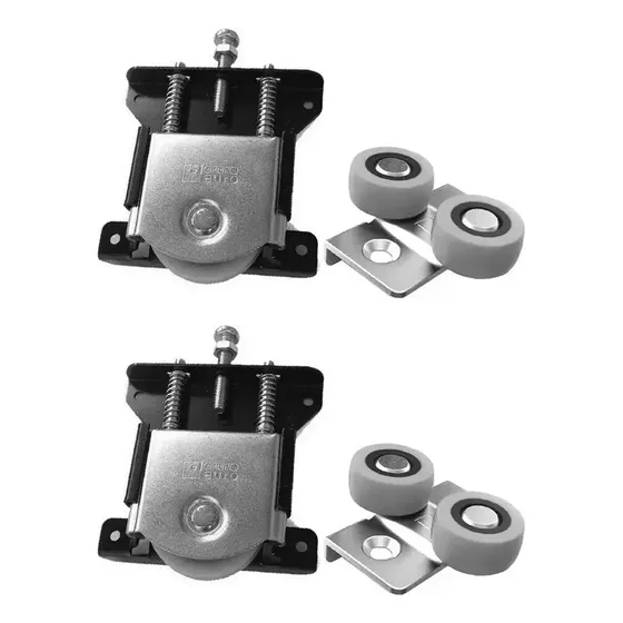 Kit Rueda Patin D52 Frente Placard Corredizo Mueble X2 Uni