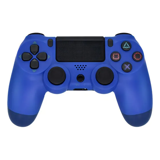 Controlador de joystick inalámbrico PS4 compatible con Play 4 PC, Android, color azul