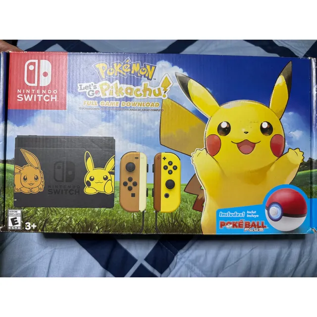 Nintendo Switch Edicion Pokemon Let's Go Pikachu