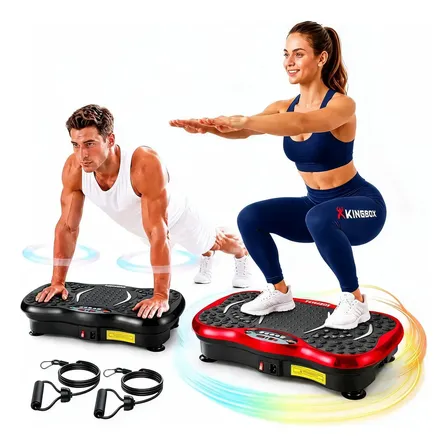 Plataforma Vibratória Perda De Gordura E Fitness 1-99 Níveis Preto 110v-240v