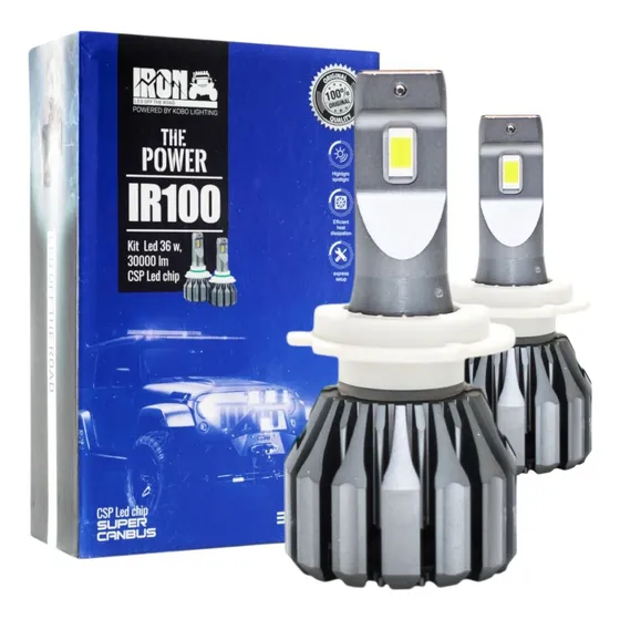 Kit Led Ir100 Kobo 6000k 36w 12 Leds Canbus No Da Error