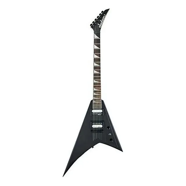 Guitarra eléctrica Jackson JS Series JS32T rhoads de álamo black satin con diapasón de amaranto