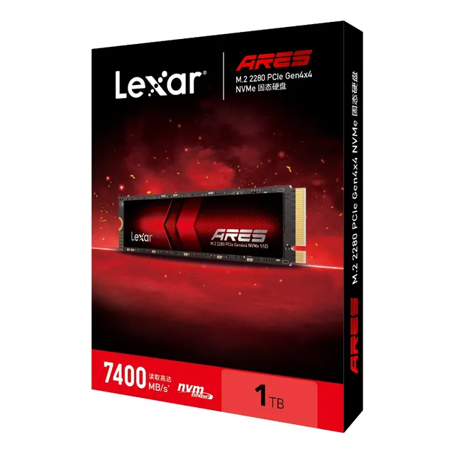 SSD Lexar Ares de 1 TB cuarta generación compatible con PS5