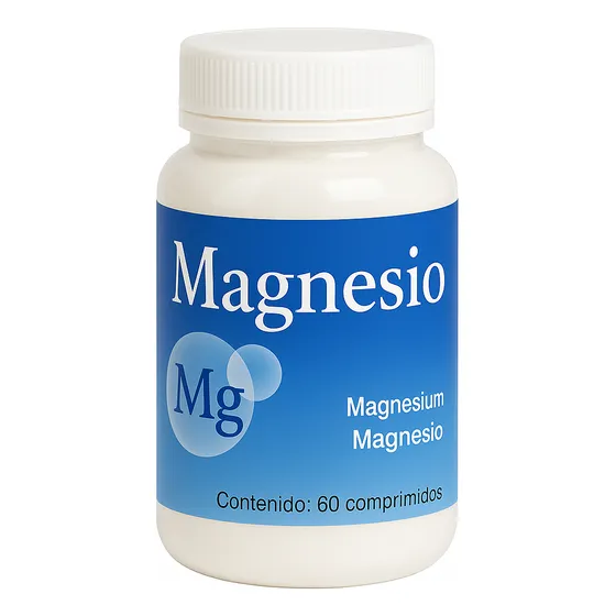 Magnesio 60 Comp 220 Mg Fatiga Estres Ansiedad - Macrosalud- Sin Sabor