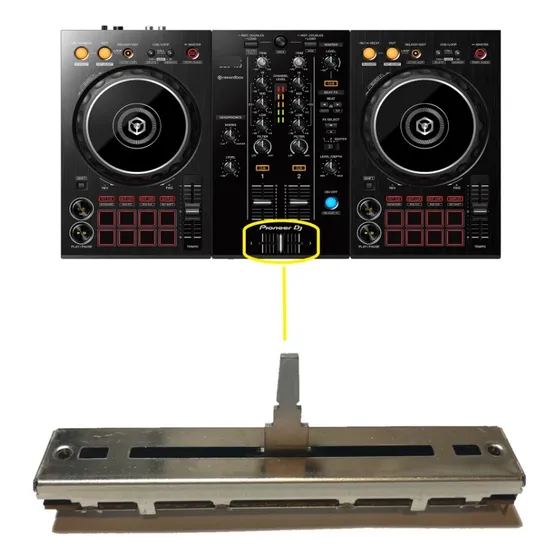 Potenciômetro Crossfader Ddj 400 Original
