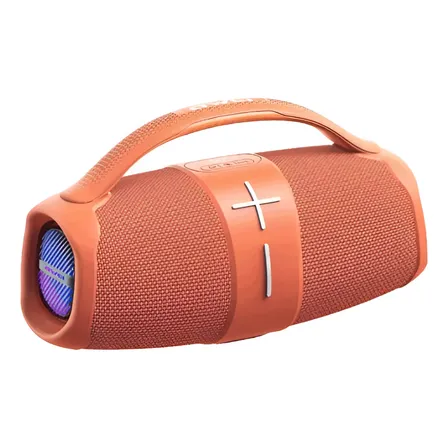 Caixa Som Bluetooth 5.3 Awei Y887 20w Ipx5 Tws Portátil Fm Laranja 3.7v