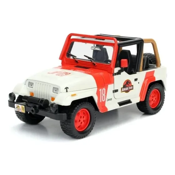 Auto Escala 1/24 Jeep Wrangler Jurassic Park