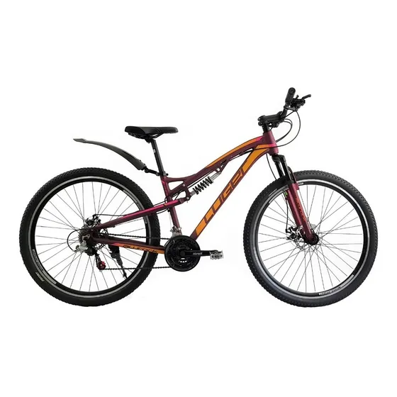 Bicicleta Montaña Alurock Ds 21v Freno Disco R29 Aluminio Color Rosa