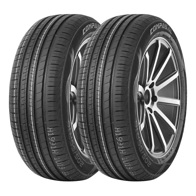 Kit 2 Pneus Compasal Aro 15 195/50r15 Blazer Hp 82v