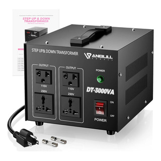 Transformador Convertidor De Voltaje Anbull De 3000 Vatio... Transformador Convertidor De Voltaje Anbull De 3000 Vatio...