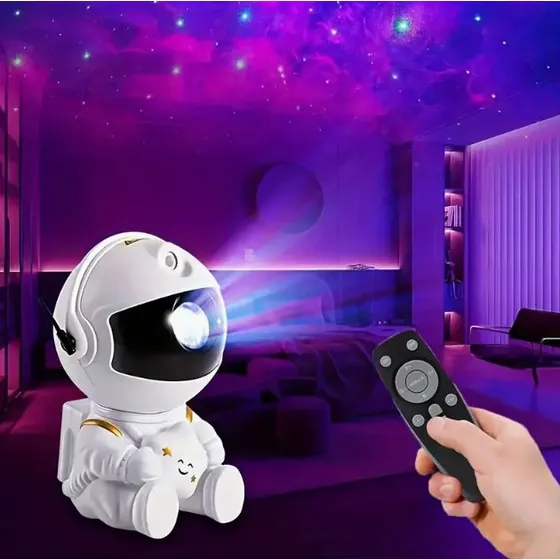 Proyector De Astronauta Espacial De Estrellas Luz Nocturna