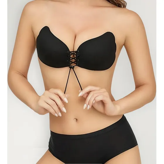 Brasier Invisible Adhesivo Sin Costuras Silicona Mariposa