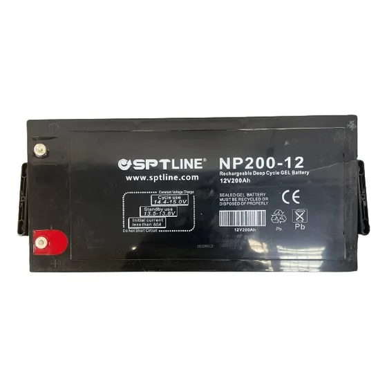 Batería De Gel 12v 200ah Ciclo Profundo Sptline Inversor  