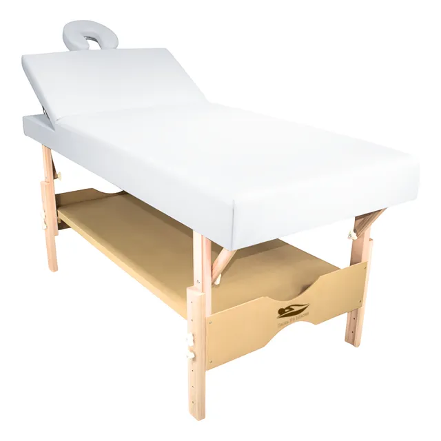 Maca Reclinável Fixa Massagem Spa 80cm Altura Regulável 