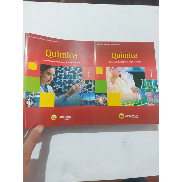 Libro Química 2 Tomos Lumbreras Originales Nuevos