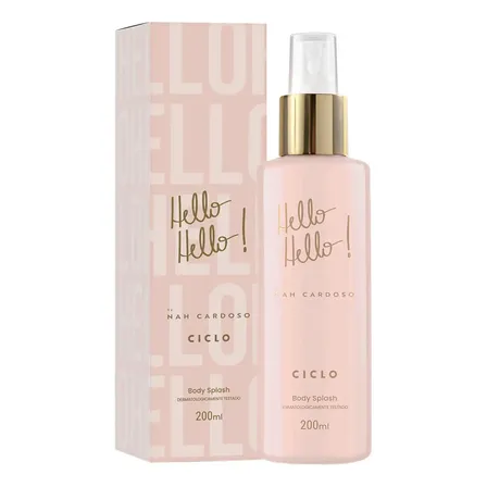 Ciclo Body Splash Feminino Nah Cardoso Hello Hello 200ML