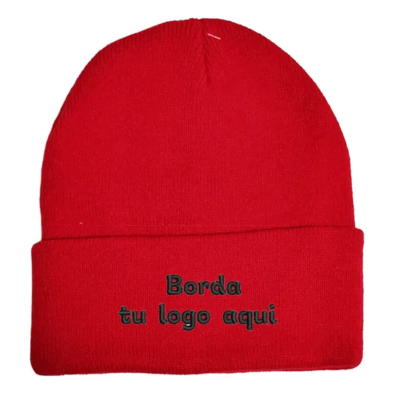 Gorro Tejido Pasamontaña Clasico Bordado Personalizado