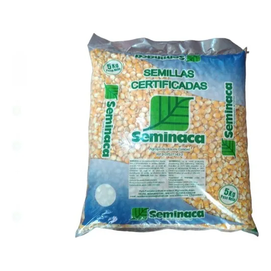 Semilla De Maíz Amarillo, 88% De Germinación, 5 Kg.