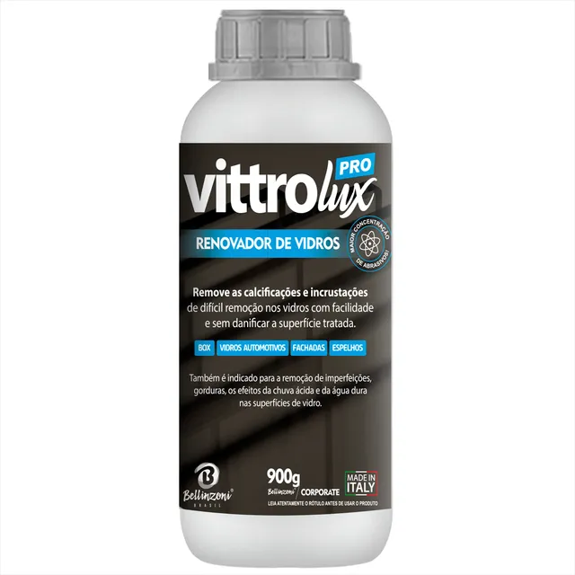 Vittrolux Pro Renovador De Vidro Automotivo E Fachada 900g