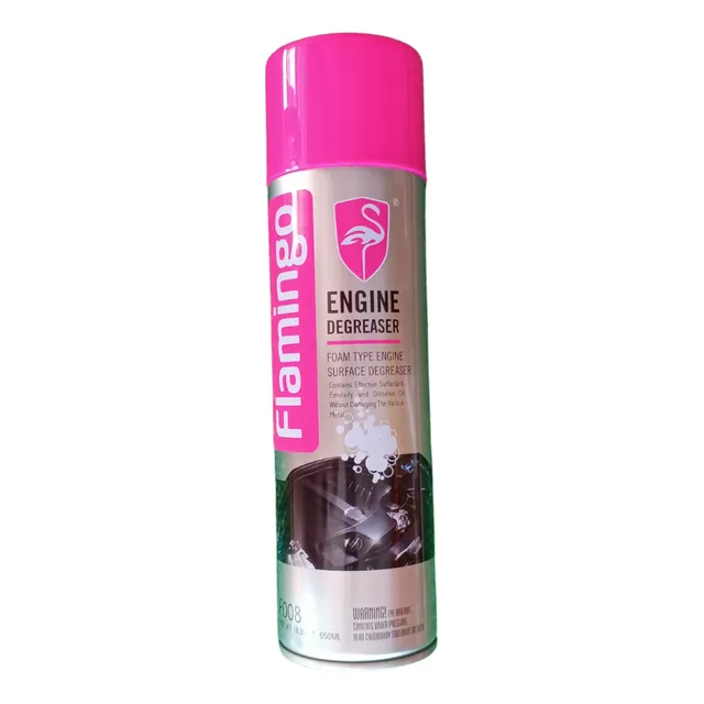 Spray Desengrasante Limpia Motor En Espuma Flamingo 650ml