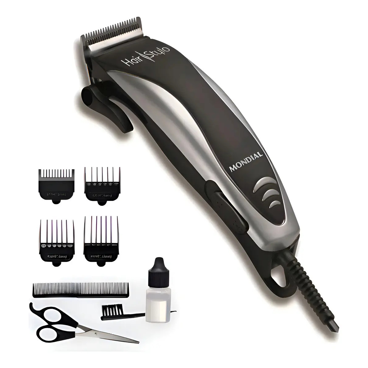 Máquina De Cortar Cabelo Pelo Barba Mondial Hair Stylo Cr-02 Máquina De Cortar Cabelo Pelo Barba Mondial Hair Stylo Cr-02