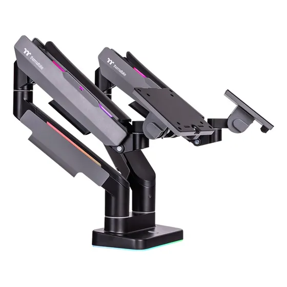 Soporte Para Monitor Con Doble Brazo Thermaltake Dual Rgb