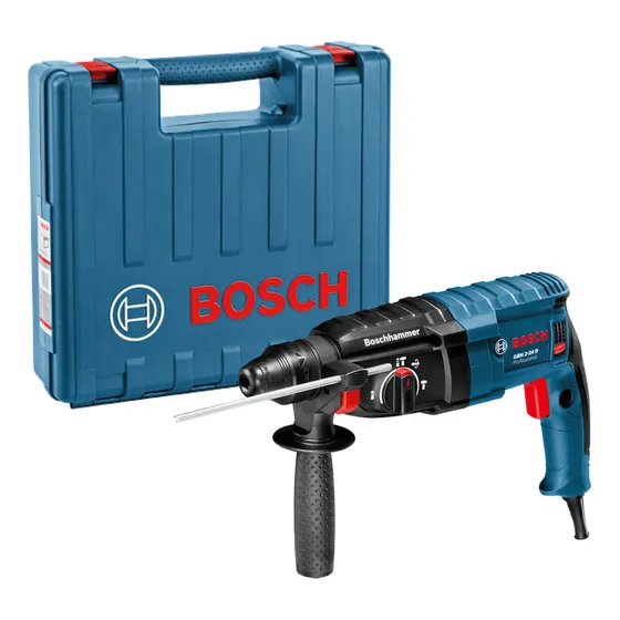 Martelete rompedor Bosch GBH 2-24D 820W 127V em maleta