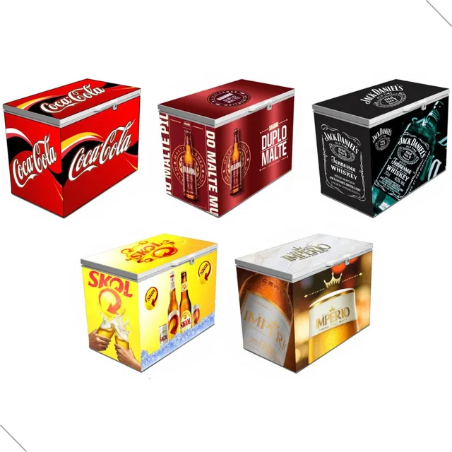 Adesivo Freezer Horizontal Envelopamento Cerveja Geladeira
