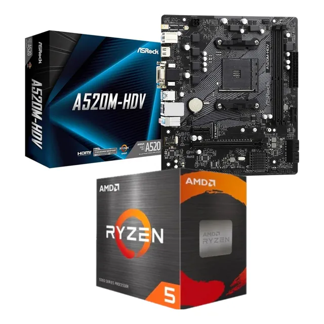Combo Ryzen 5 5600g + Board  A520  Pro  Pc Colombia