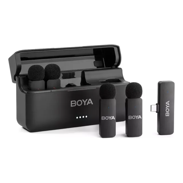 Micrófono Solapa Inalámbrico Profesional By-v4u Para Androi