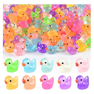120 Mini Patos De Resina Luminosos Que Brillan En La 120 Mini Patos De Resina Luminosos Que Brillan En La