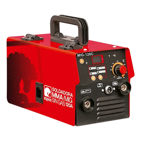 Soldadora Inverter Digital Igbt Mma Mig-120c Sin Gas 120a Eq