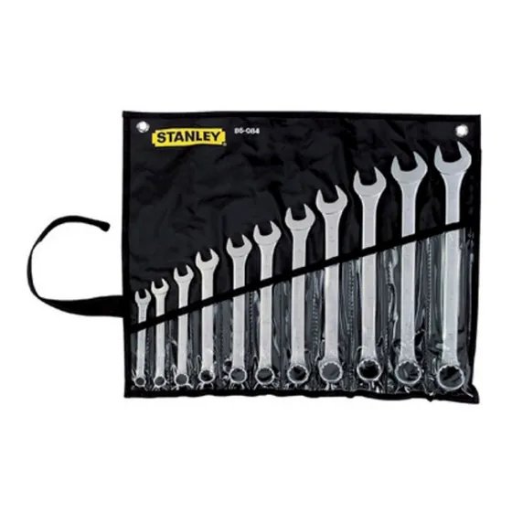 Juego De Llaves Mixtas X 11 Pz Stanley 86-084 Color Gris