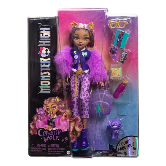 Monster High Muñeca Clawdeen Wolf