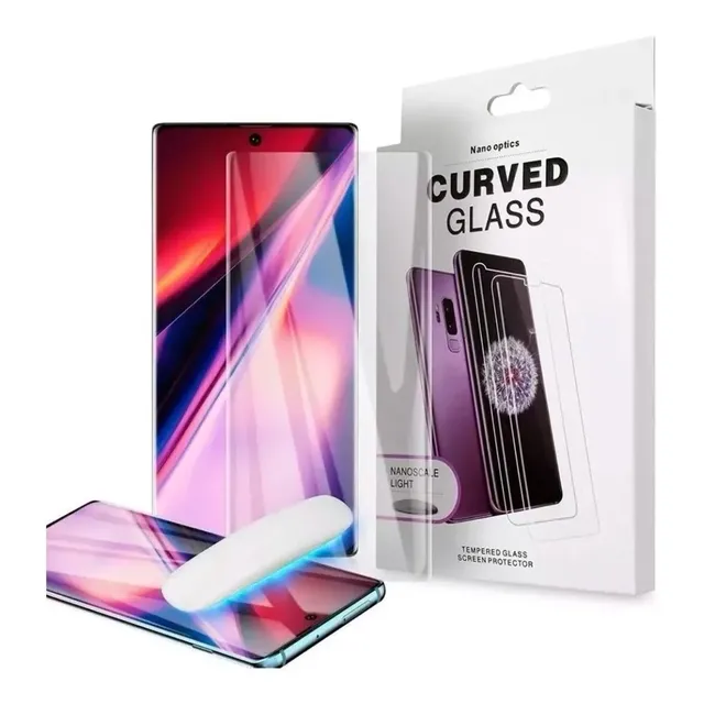 Película De Vidro Cola Uv P/ Samsung Galaxy Note 8 / Note 9