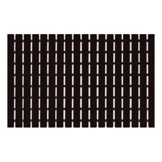 Mat Piso Pvc Spa Y Zonas Húmedas 91cm X 13 Mts Negro Qrubber